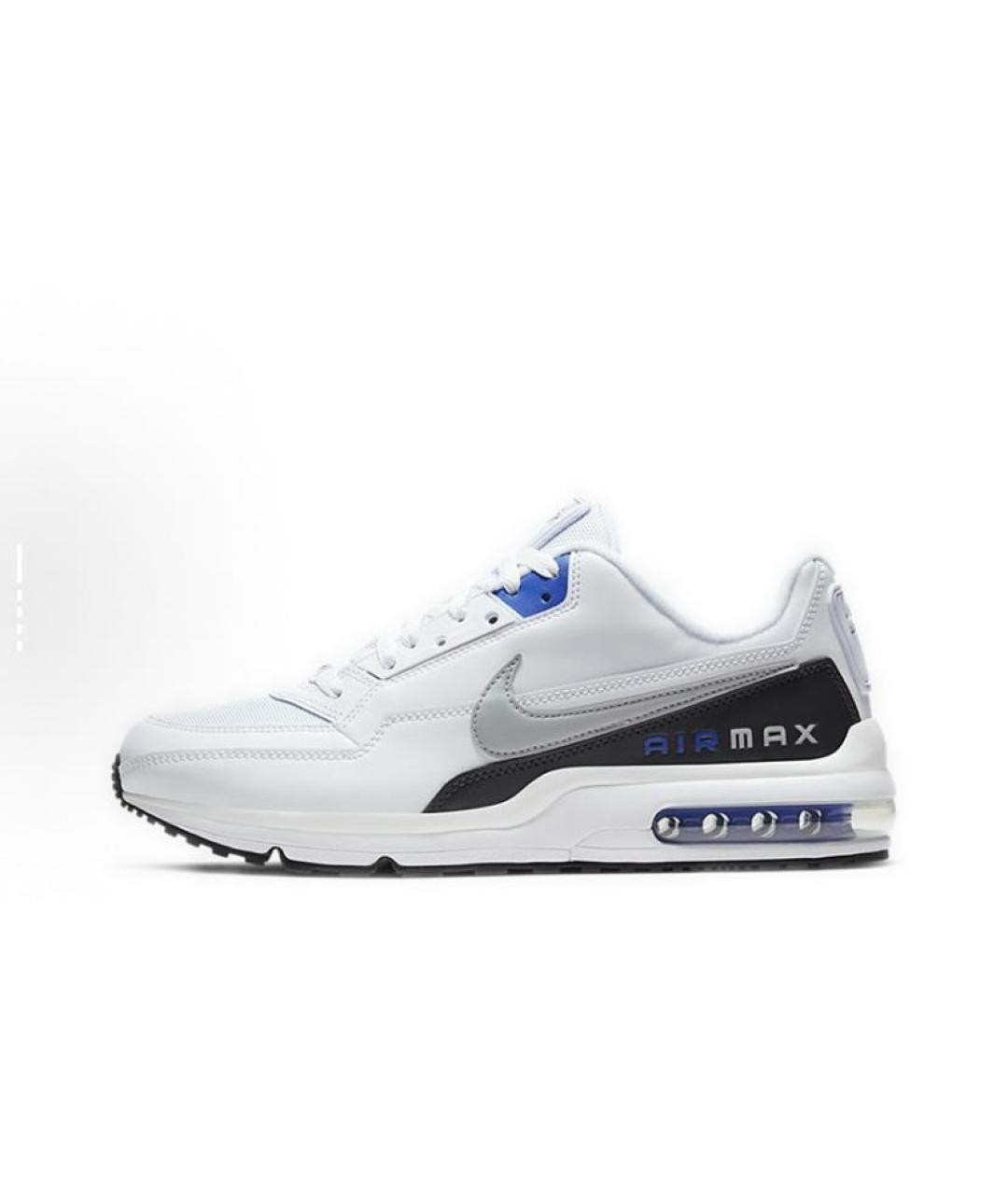NIKE Белые текстильные низкие кроссовки / кеды, фото 2