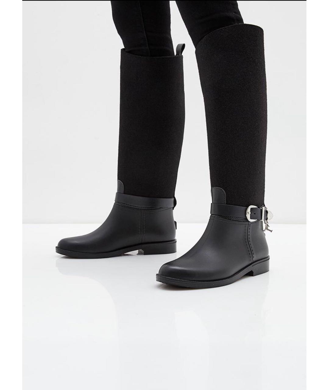 TRUSSARDI JEANS Черные сапоги, фото 4
