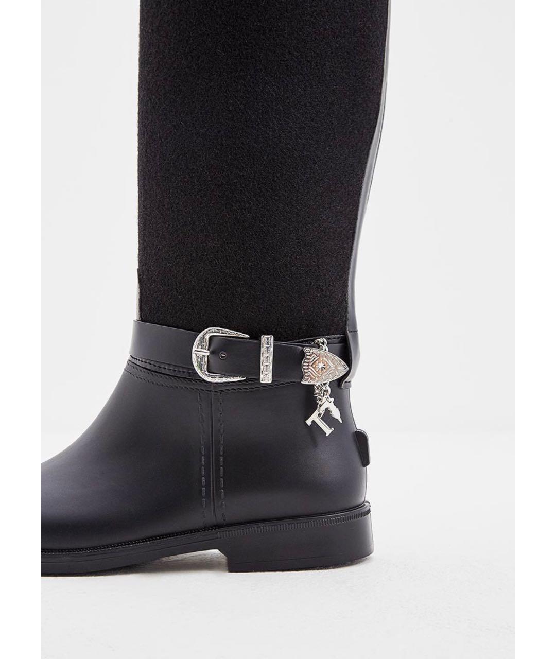 TRUSSARDI JEANS Черные сапоги, фото 3