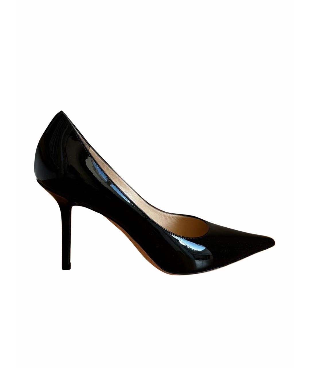 JIMMY CHOO Черные туфли из лакированной кожи, фото 1