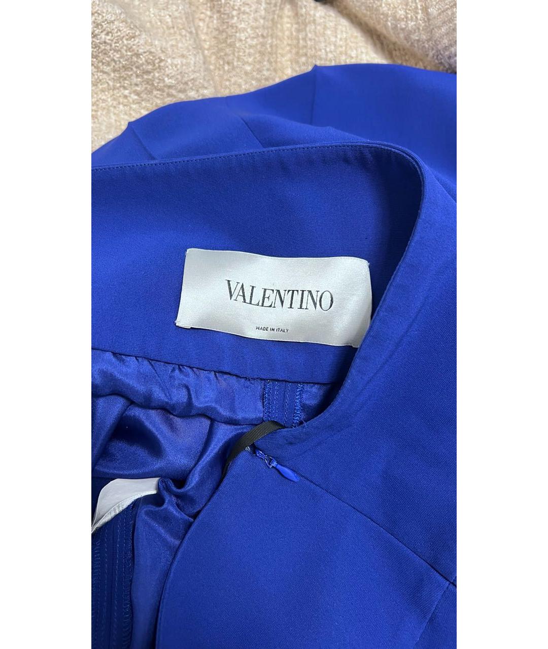 VALENTINO Синий шелковый комбинезон, фото 3
