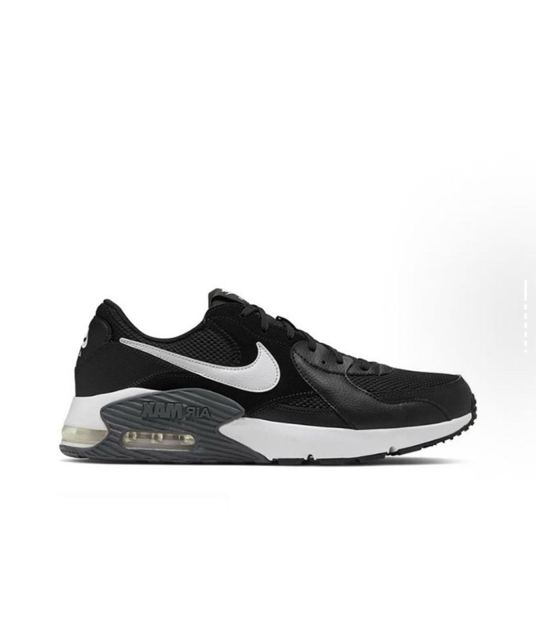 NIKE Черные текстильные низкие кроссовки / кеды, фото 6