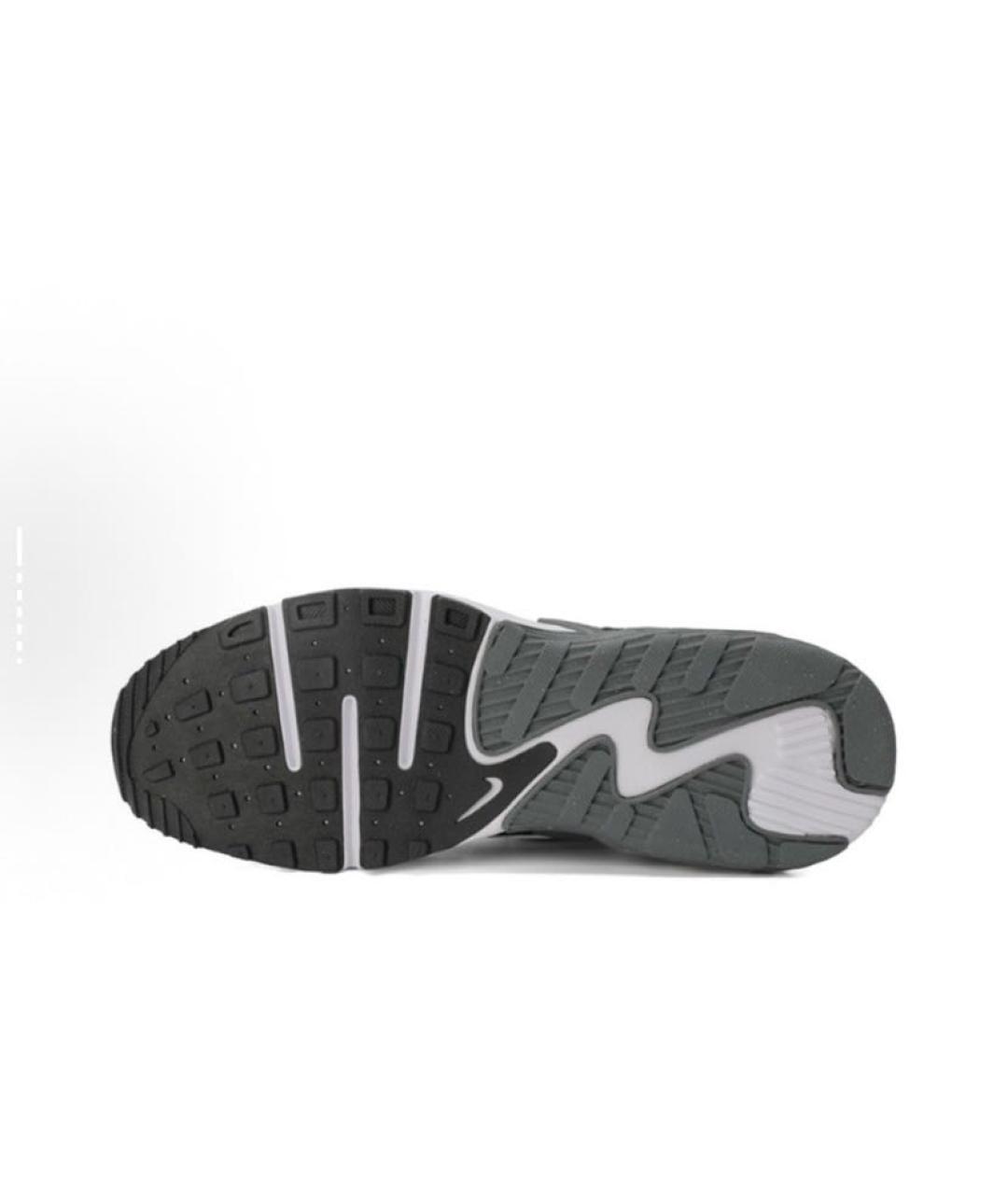 NIKE Черные текстильные низкие кроссовки / кеды, фото 5