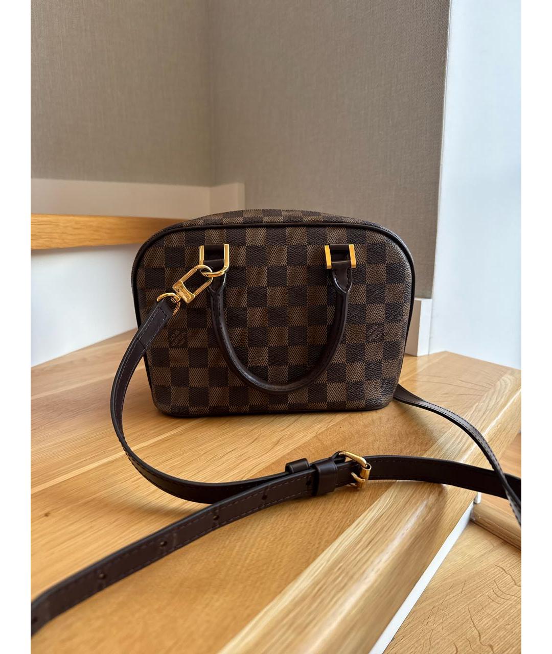 LOUIS VUITTON Коричневая сумка с короткими ручками, фото 8