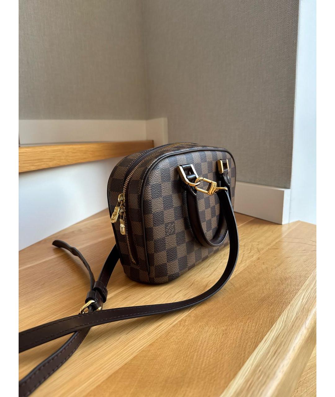 LOUIS VUITTON Коричневая сумка с короткими ручками, фото 2