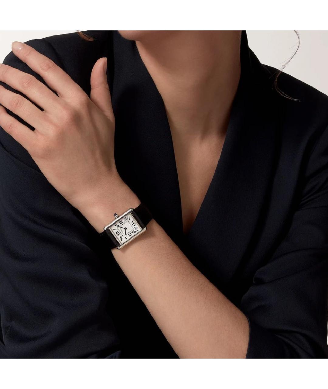 CARTIER Белые часы, фото 2