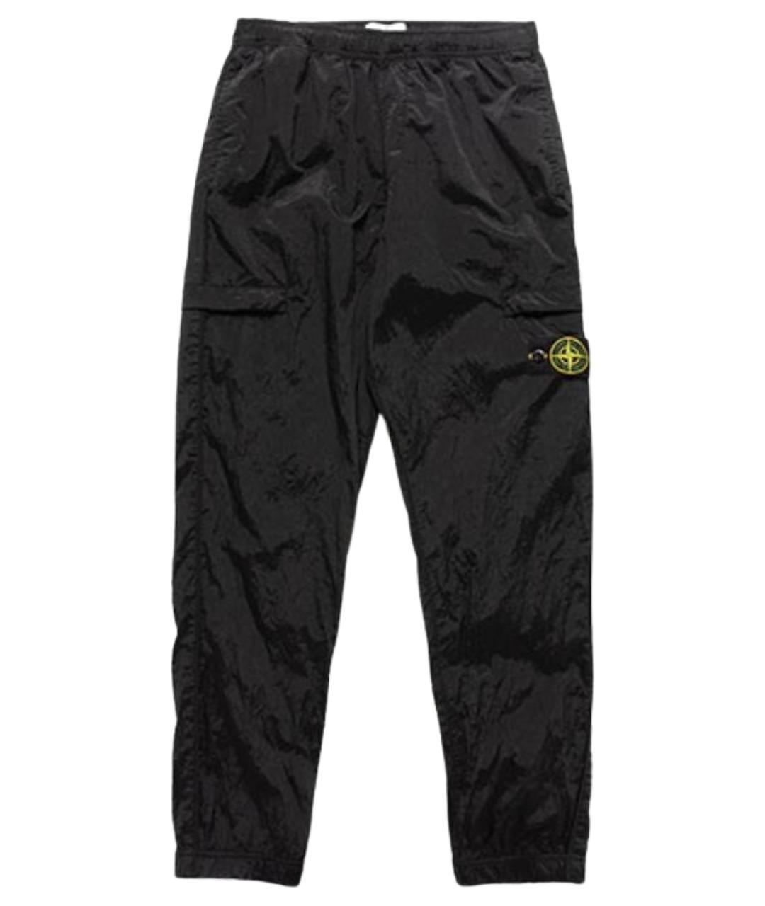 STONE ISLAND Черные повседневные брюки, фото 1