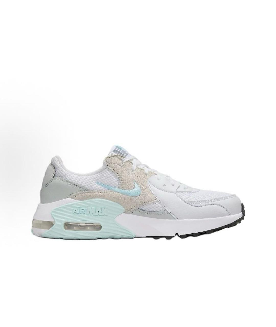NIKE Белые текстильные низкие кроссовки / кеды, фото 7
