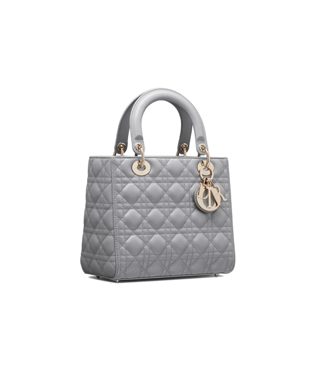 CHRISTIAN DIOR Серая сумка с короткими ручками, фото 2