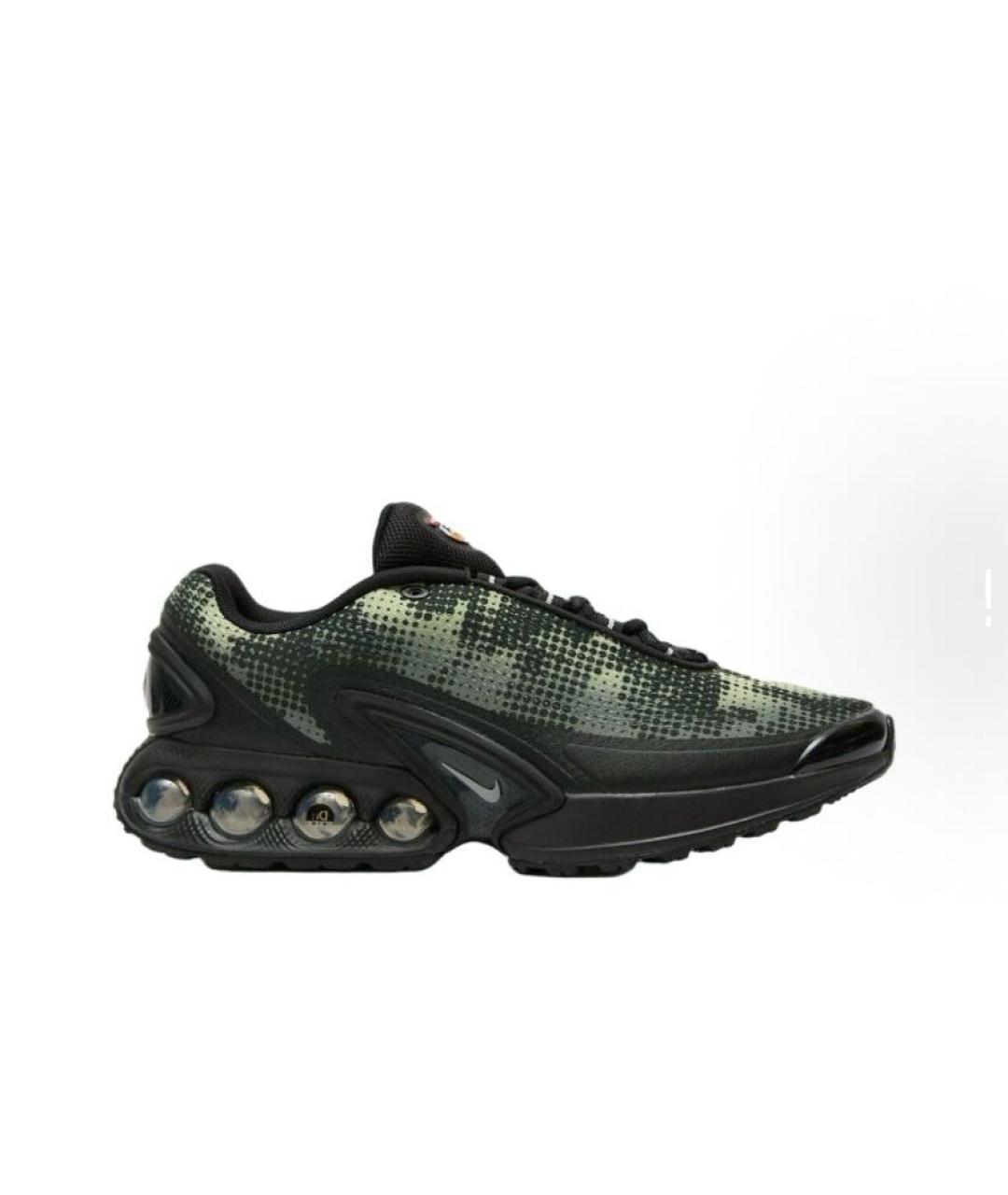 NIKE Черные текстильные низкие кроссовки / кеды, фото 4