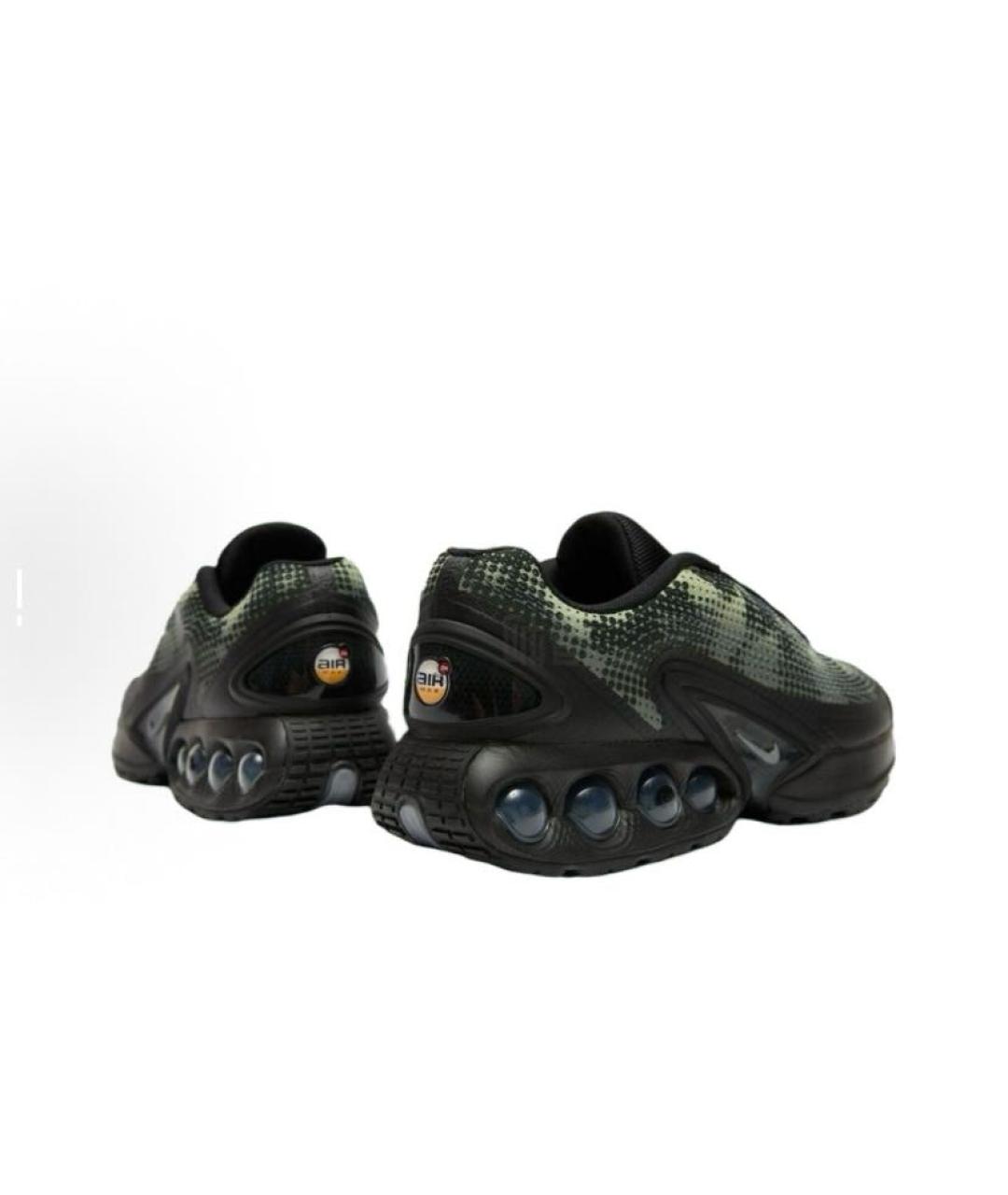 NIKE Черные текстильные низкие кроссовки / кеды, фото 3