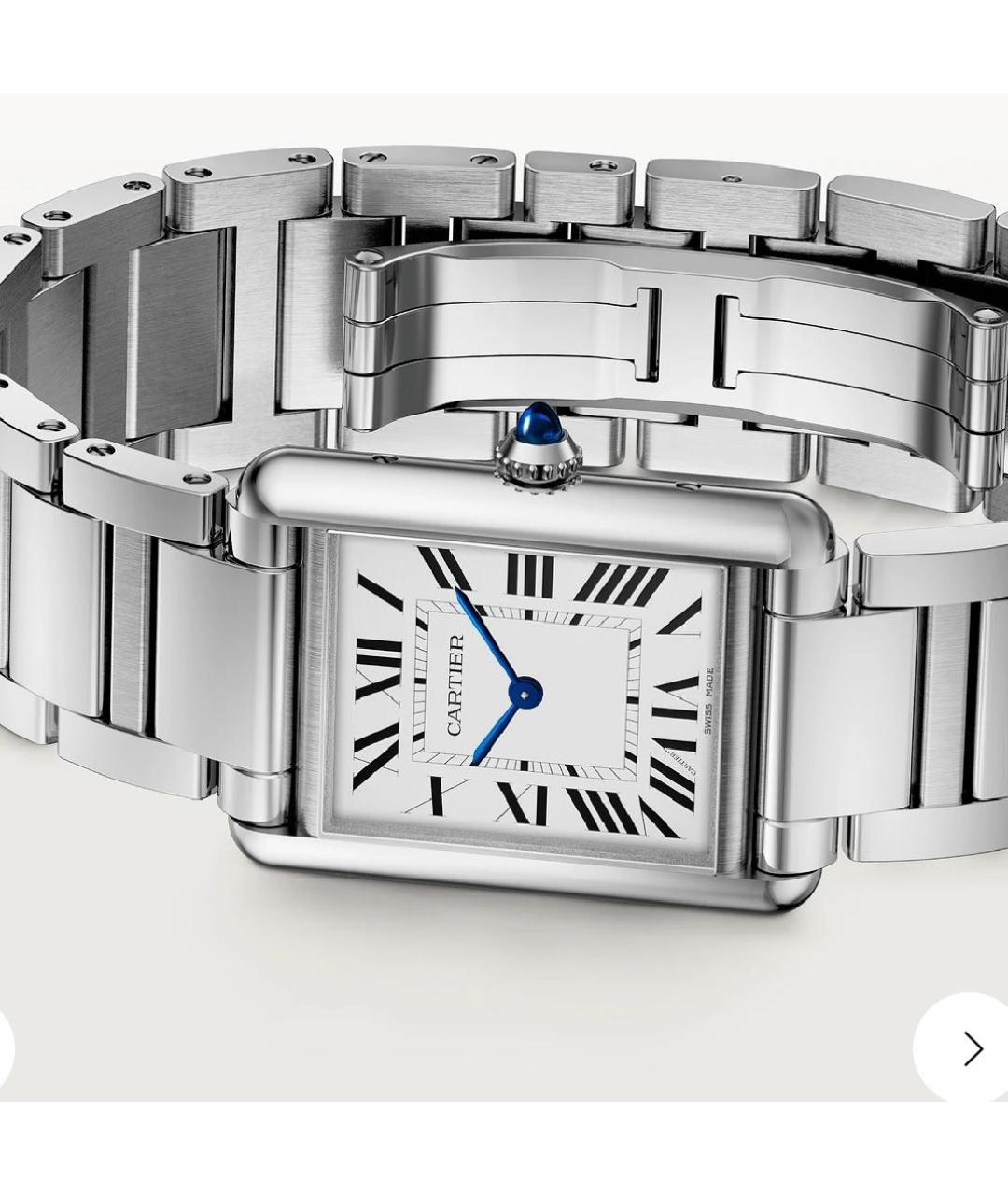 CARTIER Серебряные часы, фото 3