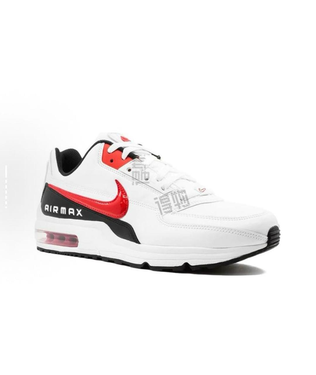 NIKE Белые кожаные низкие кроссовки / кеды, фото 2