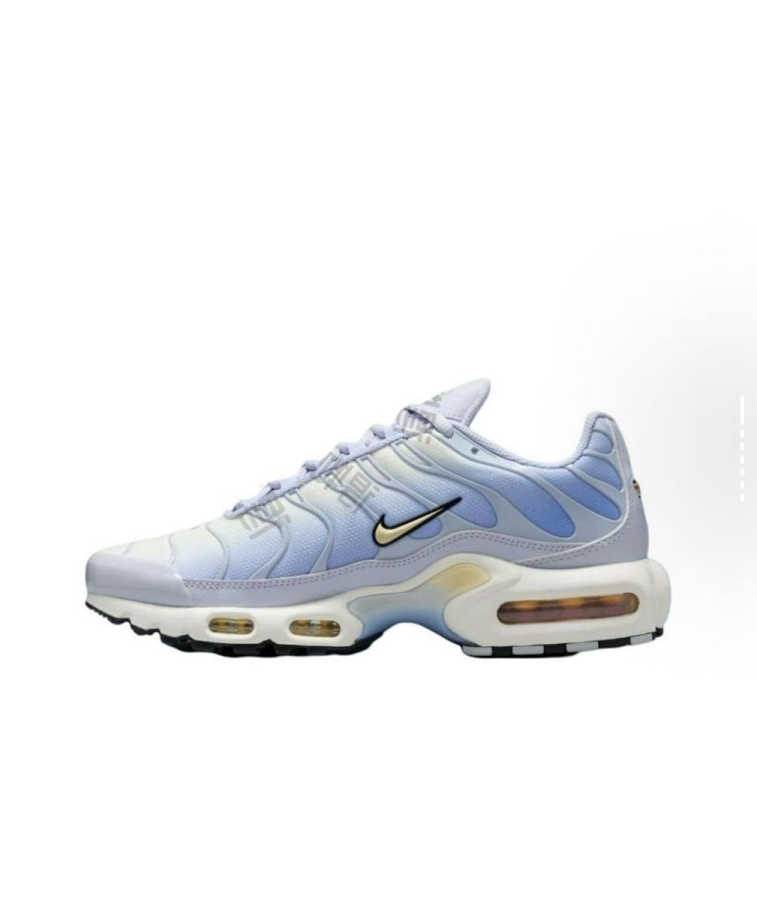 NIKE Голубые текстильные низкие кроссовки / кеды, фото 2