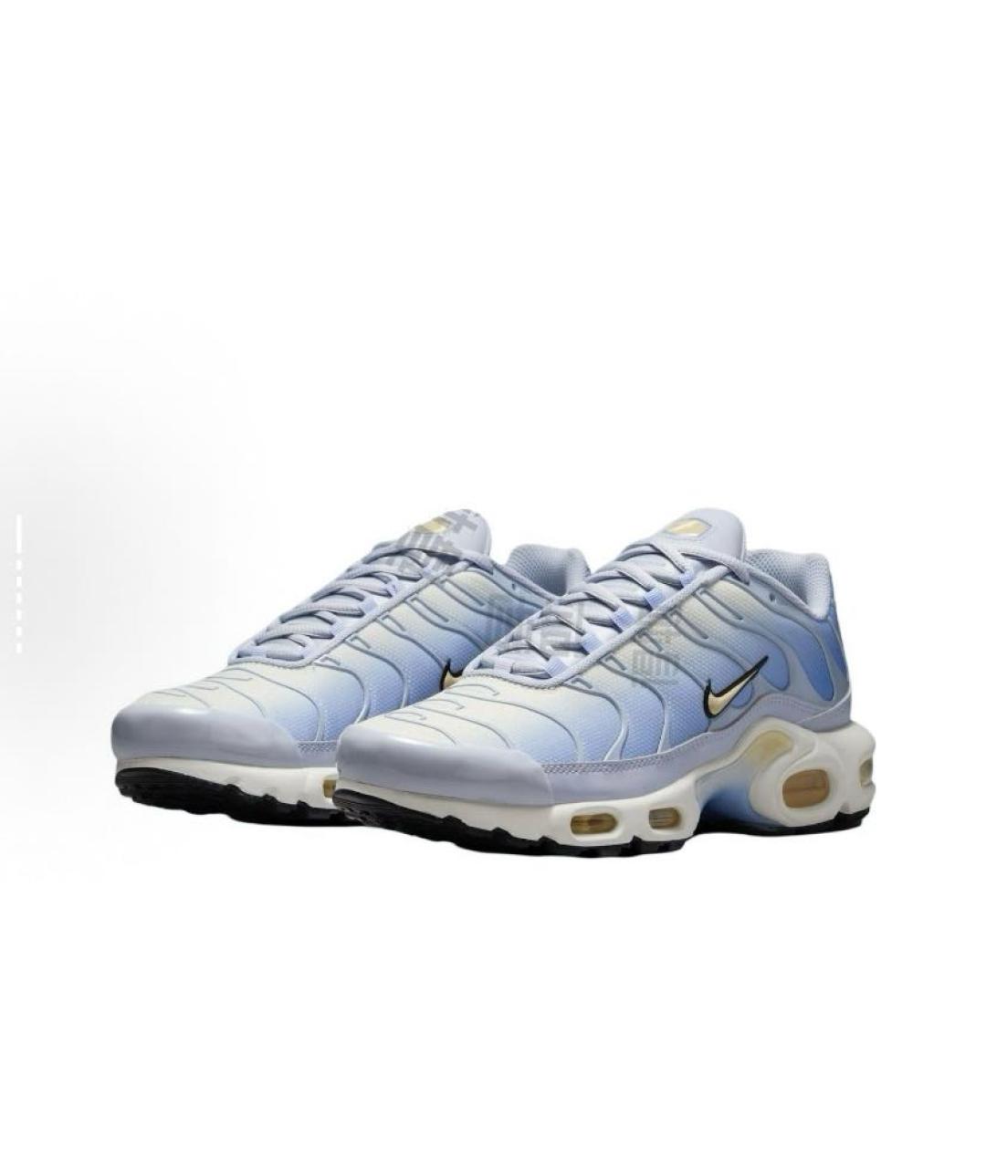 NIKE Голубые текстильные низкие кроссовки / кеды, фото 3