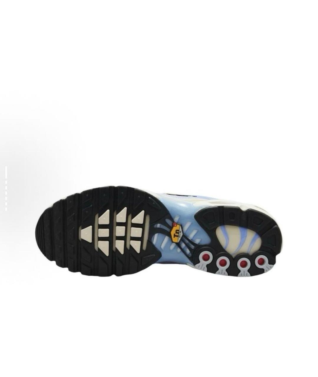 NIKE Голубые текстильные низкие кроссовки / кеды, фото 5