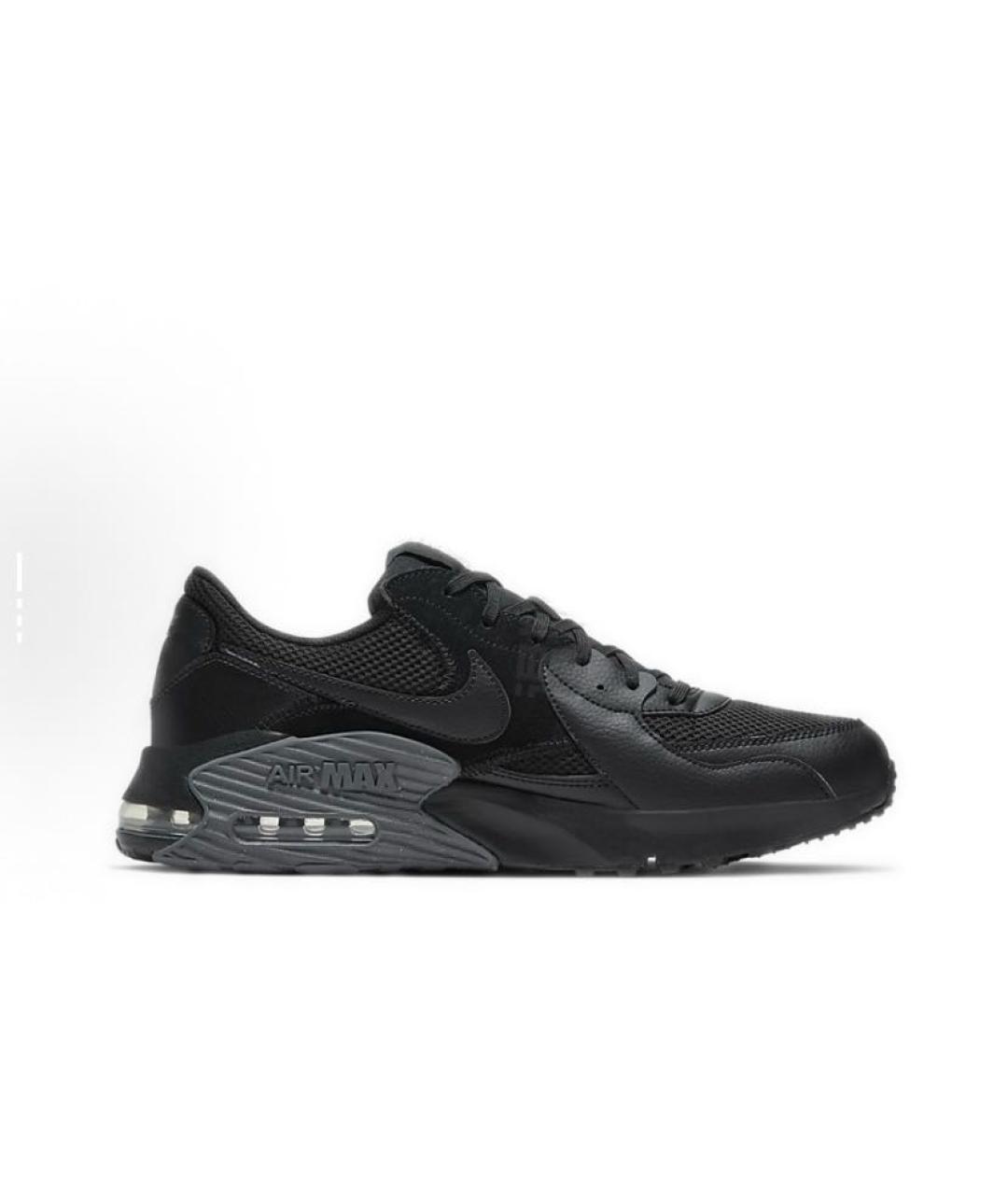 NIKE Черные текстильные низкие кроссовки / кеды, фото 7