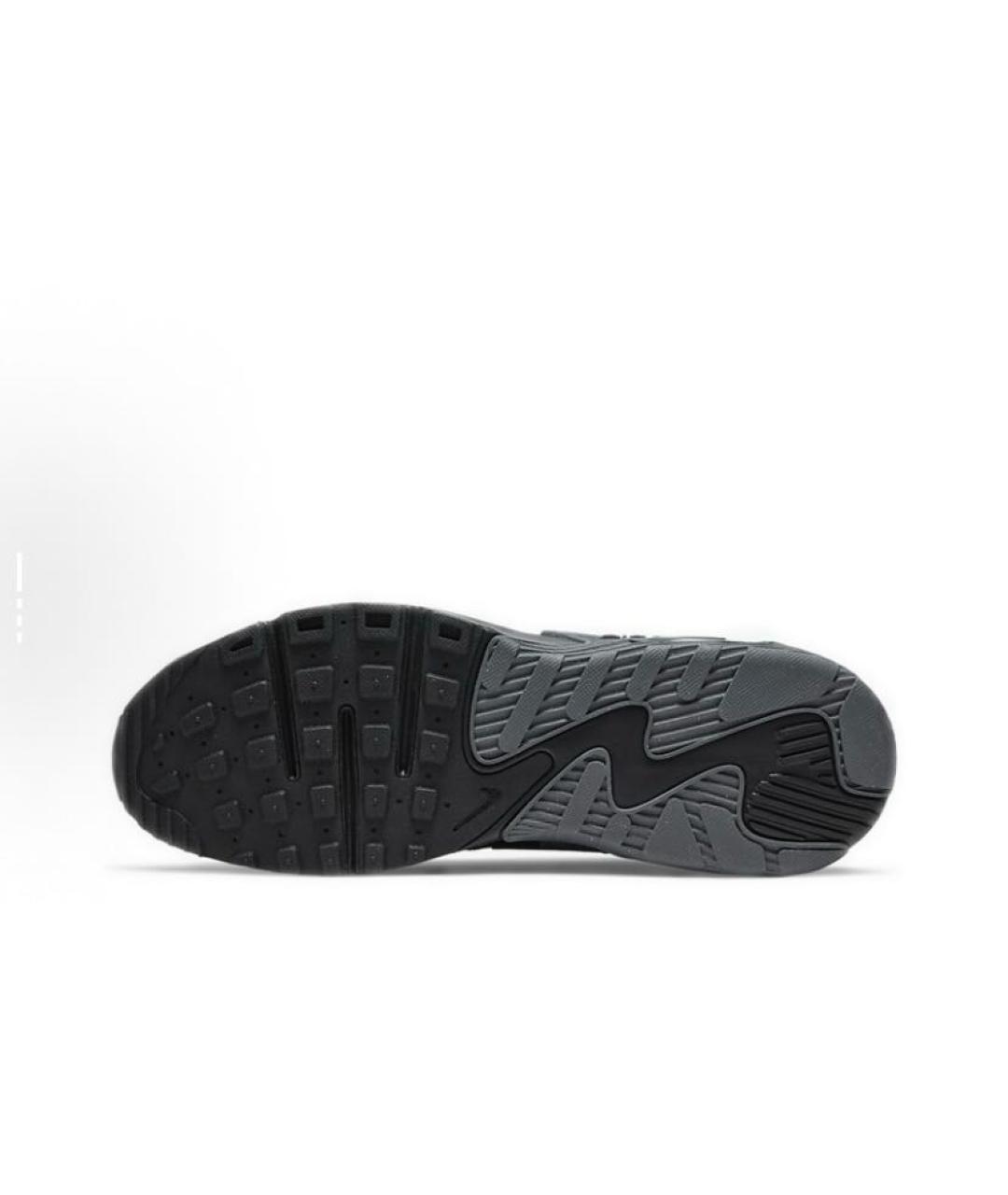 NIKE Черные текстильные низкие кроссовки / кеды, фото 6