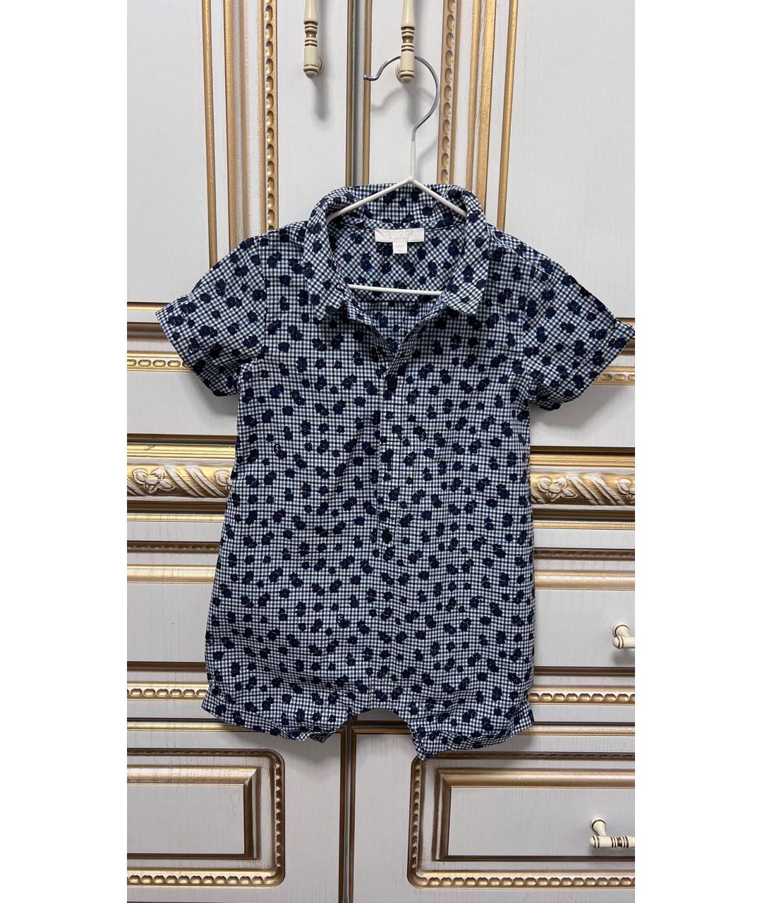 GUCCI KIDS Синий хлопковый боди/ползунок, фото 6