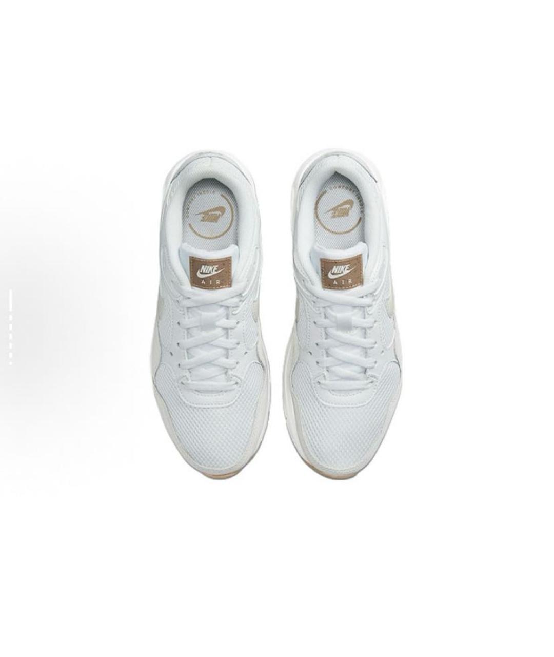 NIKE Бежевые текстильные низкие кроссовки / кеды, фото 4