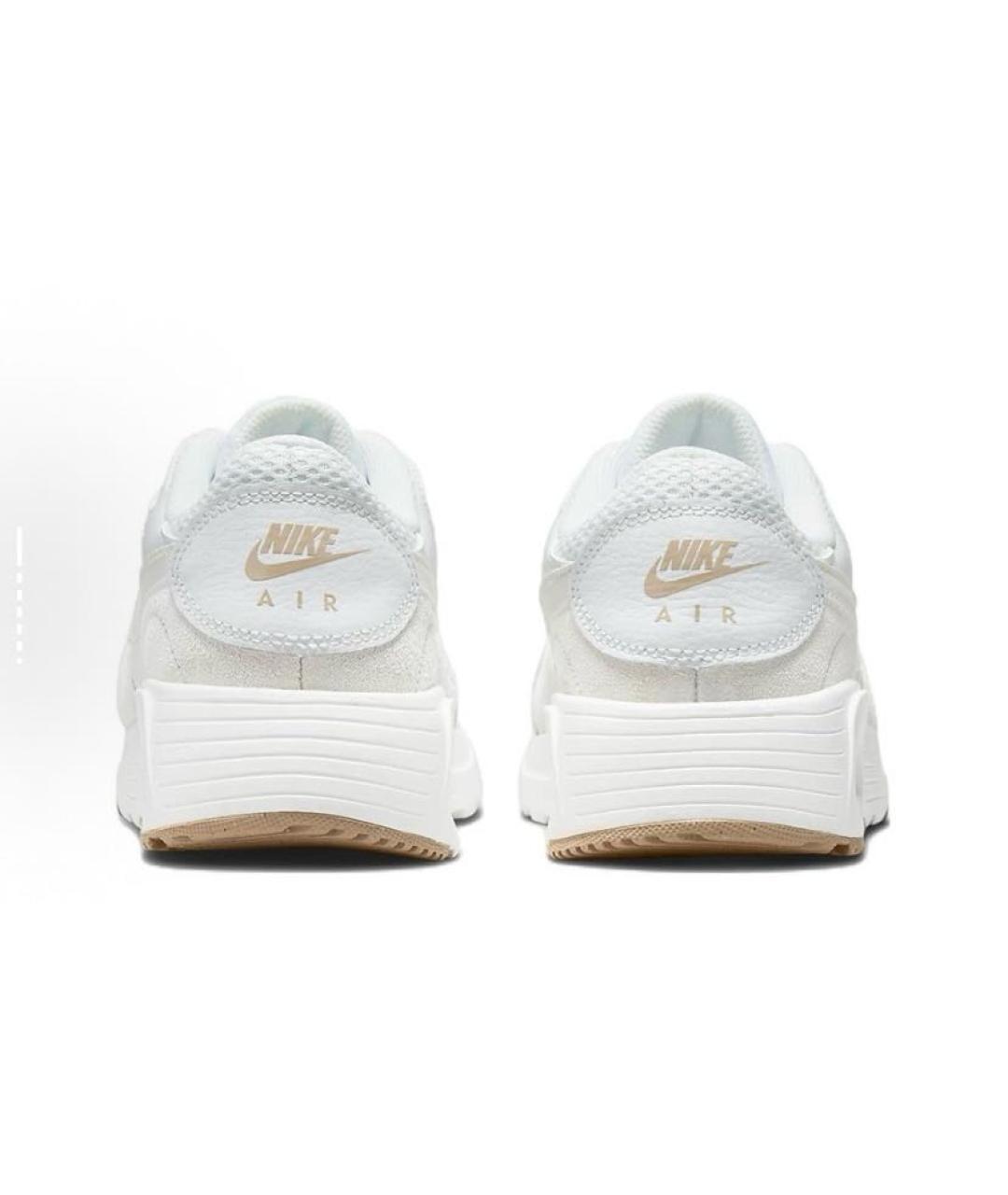 NIKE Бежевые текстильные низкие кроссовки / кеды, фото 5