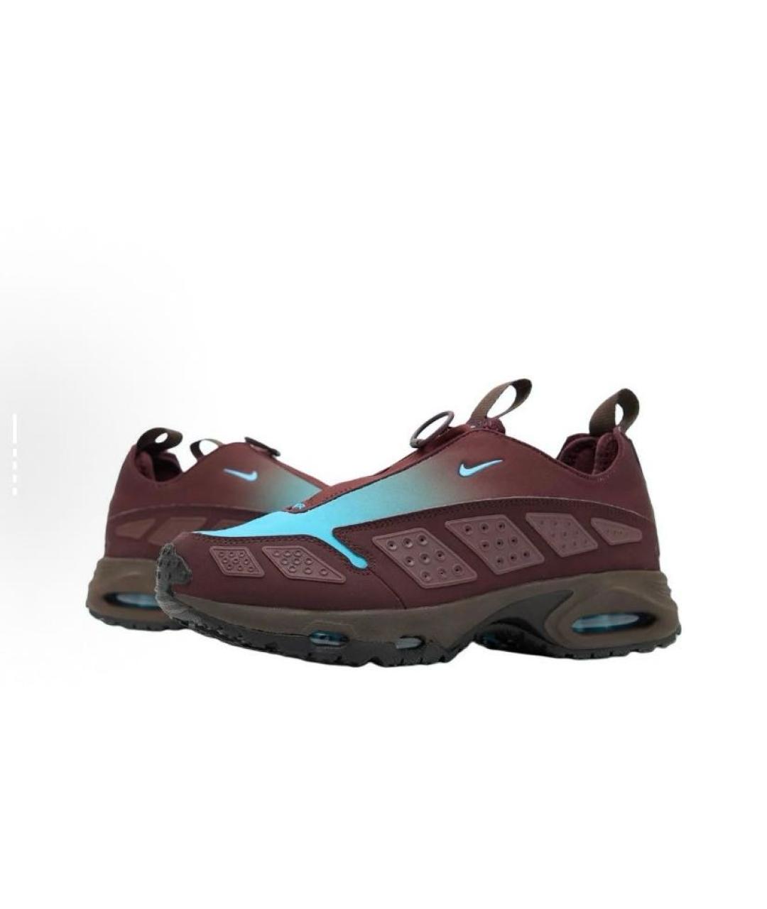 NIKE Бордовые текстильные низкие кроссовки / кеды, фото 4