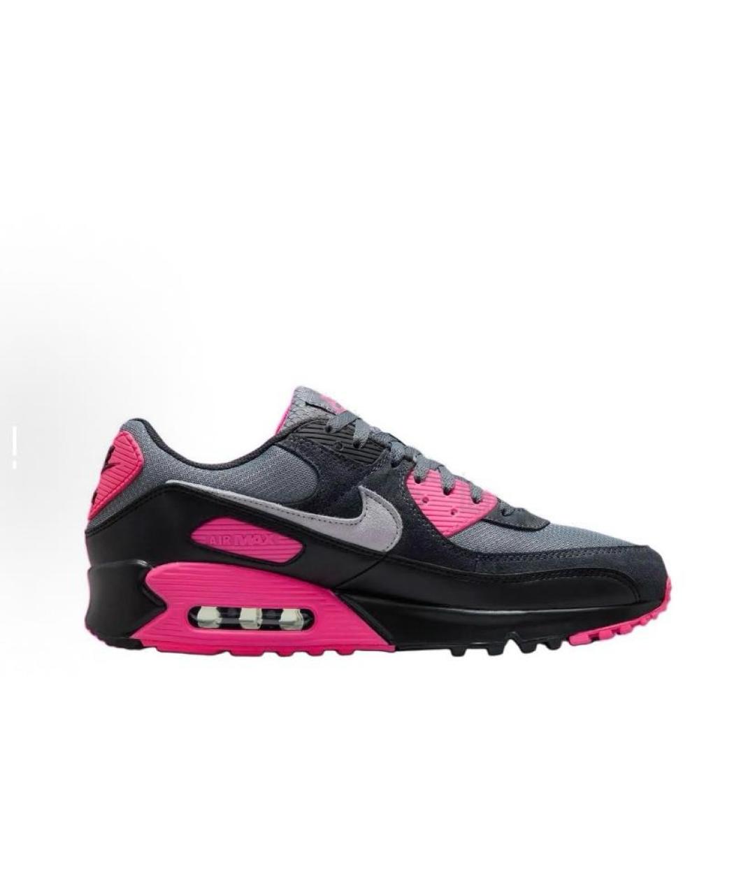 NIKE Розовые текстильные низкие кроссовки / кеды, фото 6