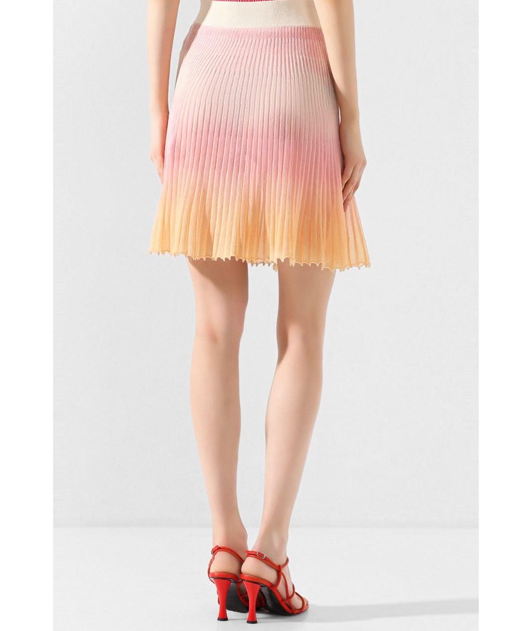 JACQUEMUS Розовая хлопковая юбка мини, фото 2