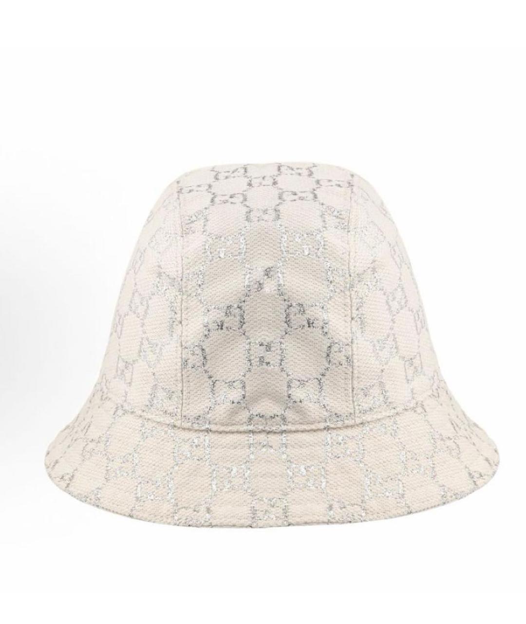 GUCCI Бежевая хлопковая панама, фото 2
