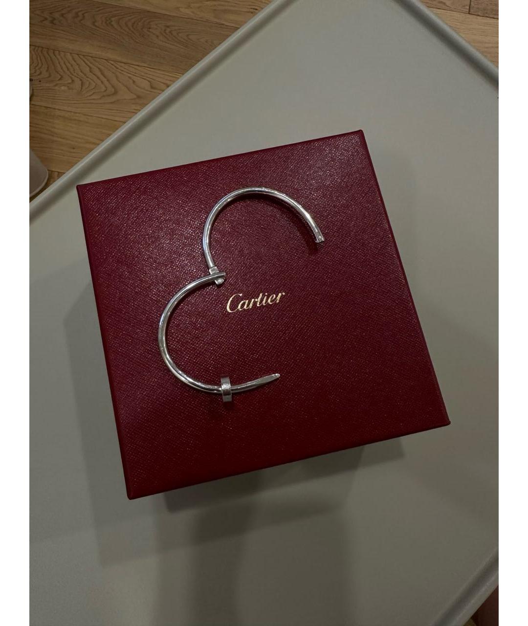 CARTIER Серебрянный браслет из белого золота, фото 2