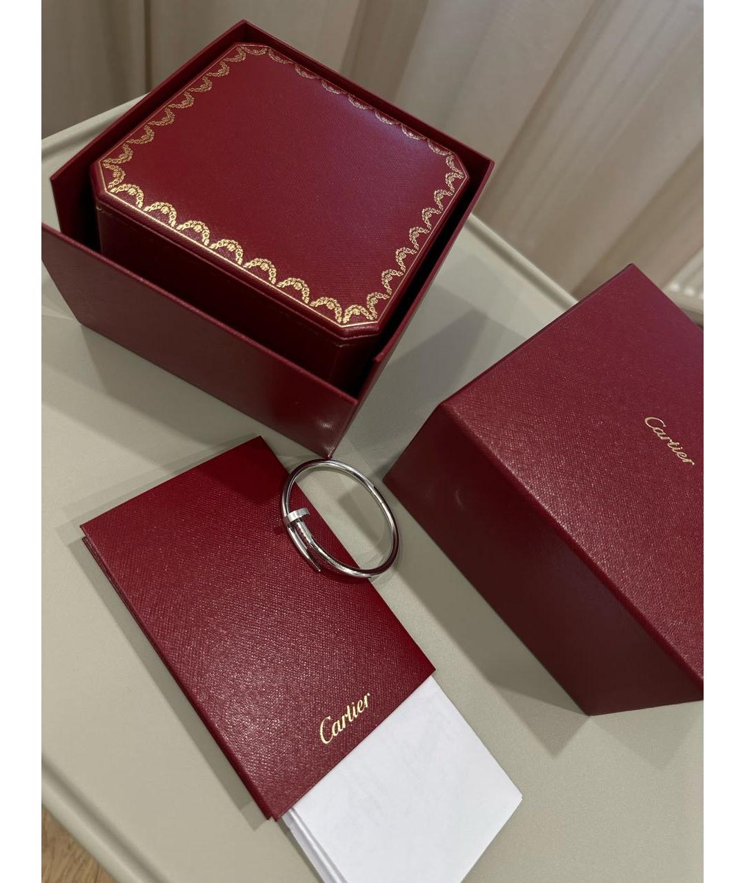 CARTIER Серебрянный браслет из белого золота, фото 5