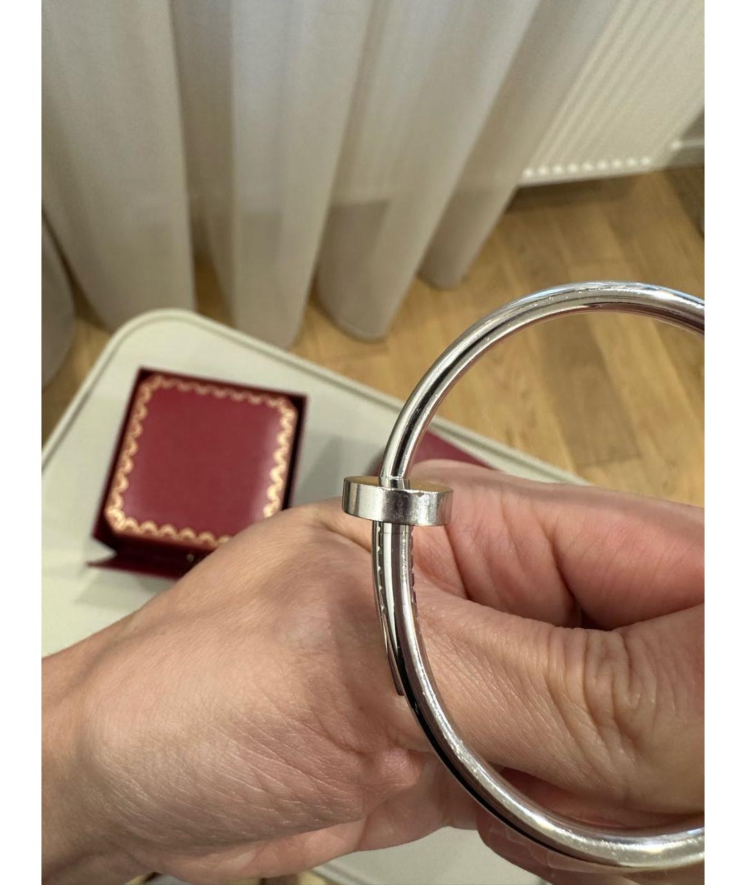 CARTIER Серебрянный браслет из белого золота, фото 3