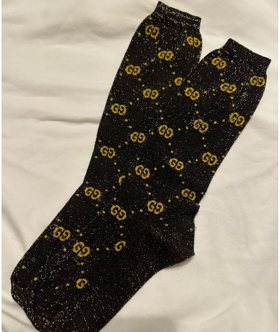 GUCCI Золотые текстильные сабо, фото 6