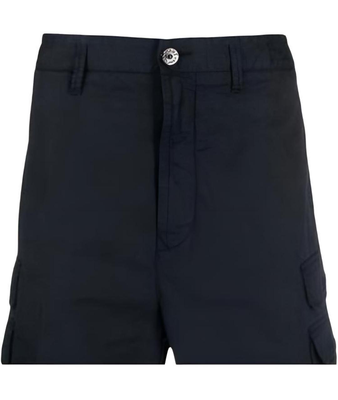 STONE ISLAND Черные шорты, фото 2