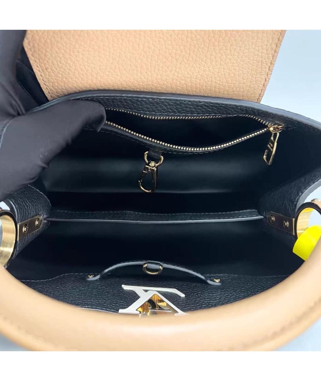 LOUIS VUITTON Черная сумка с короткими ручками, фото 4