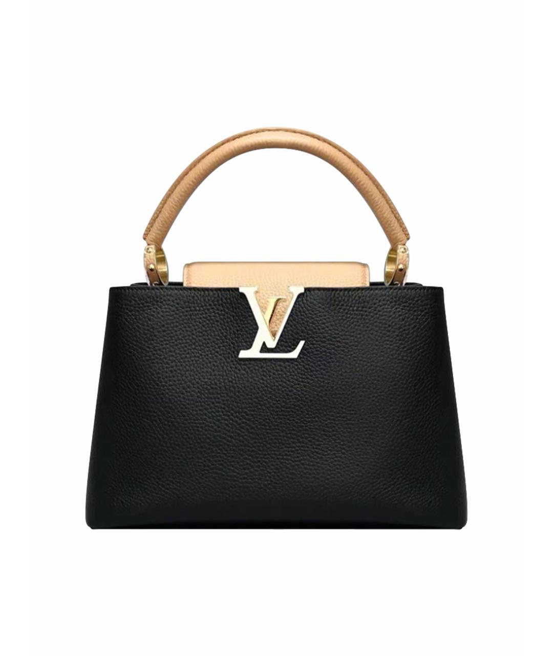 LOUIS VUITTON Черная сумка с короткими ручками, фото 1