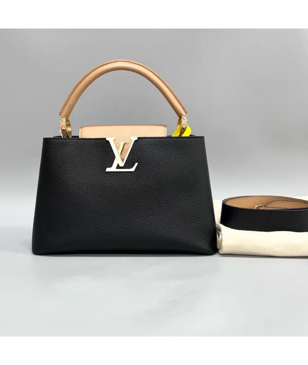 LOUIS VUITTON Черная сумка с короткими ручками, фото 7