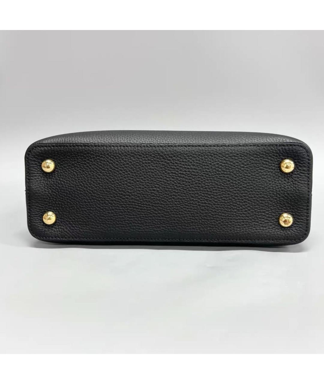 LOUIS VUITTON Черная сумка с короткими ручками, фото 6