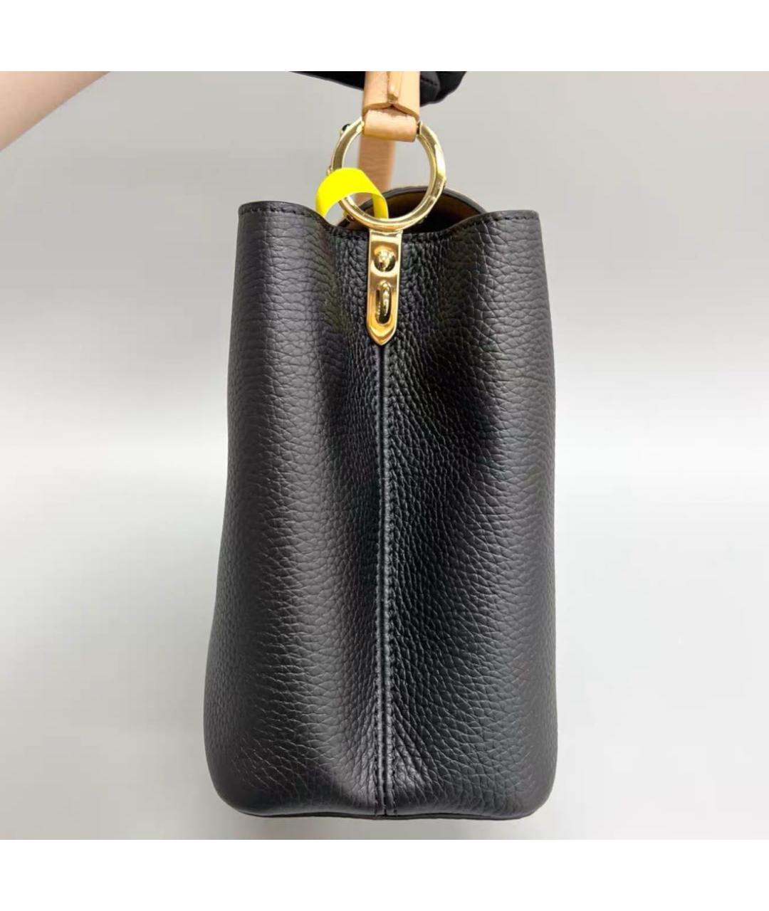 LOUIS VUITTON Черная сумка с короткими ручками, фото 2