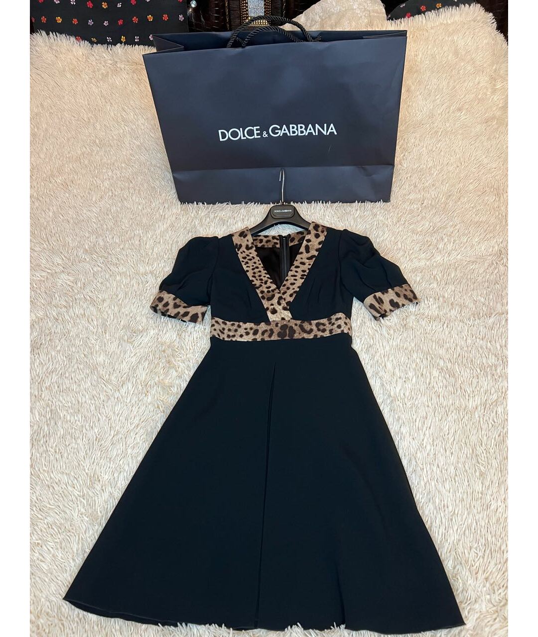 DOLCE&GABBANA Черное коктейльное платье, фото 2
