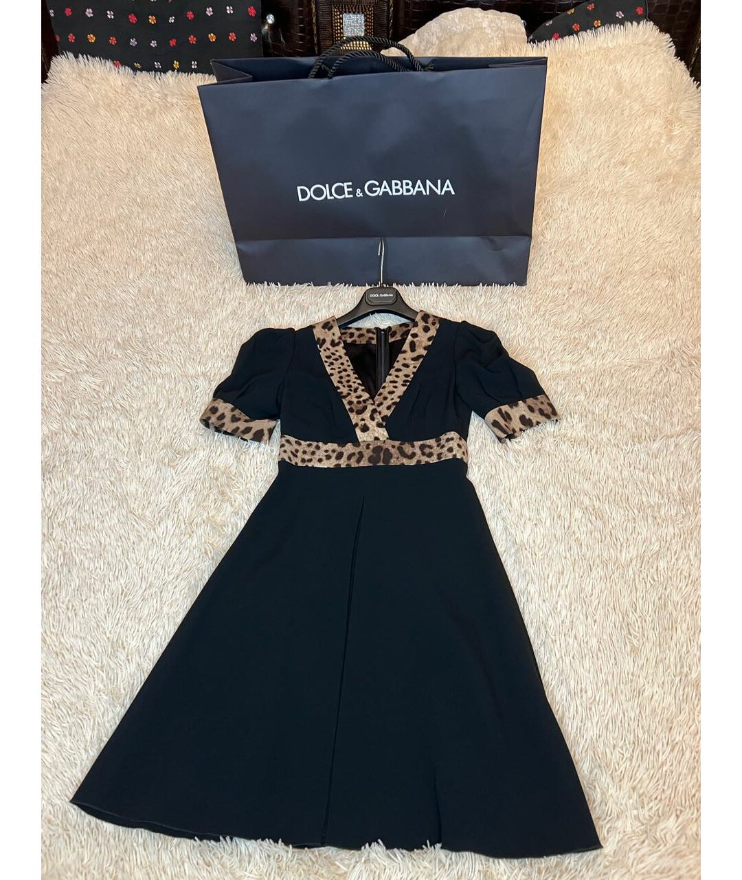 DOLCE&GABBANA Черное коктейльное платье, фото 3