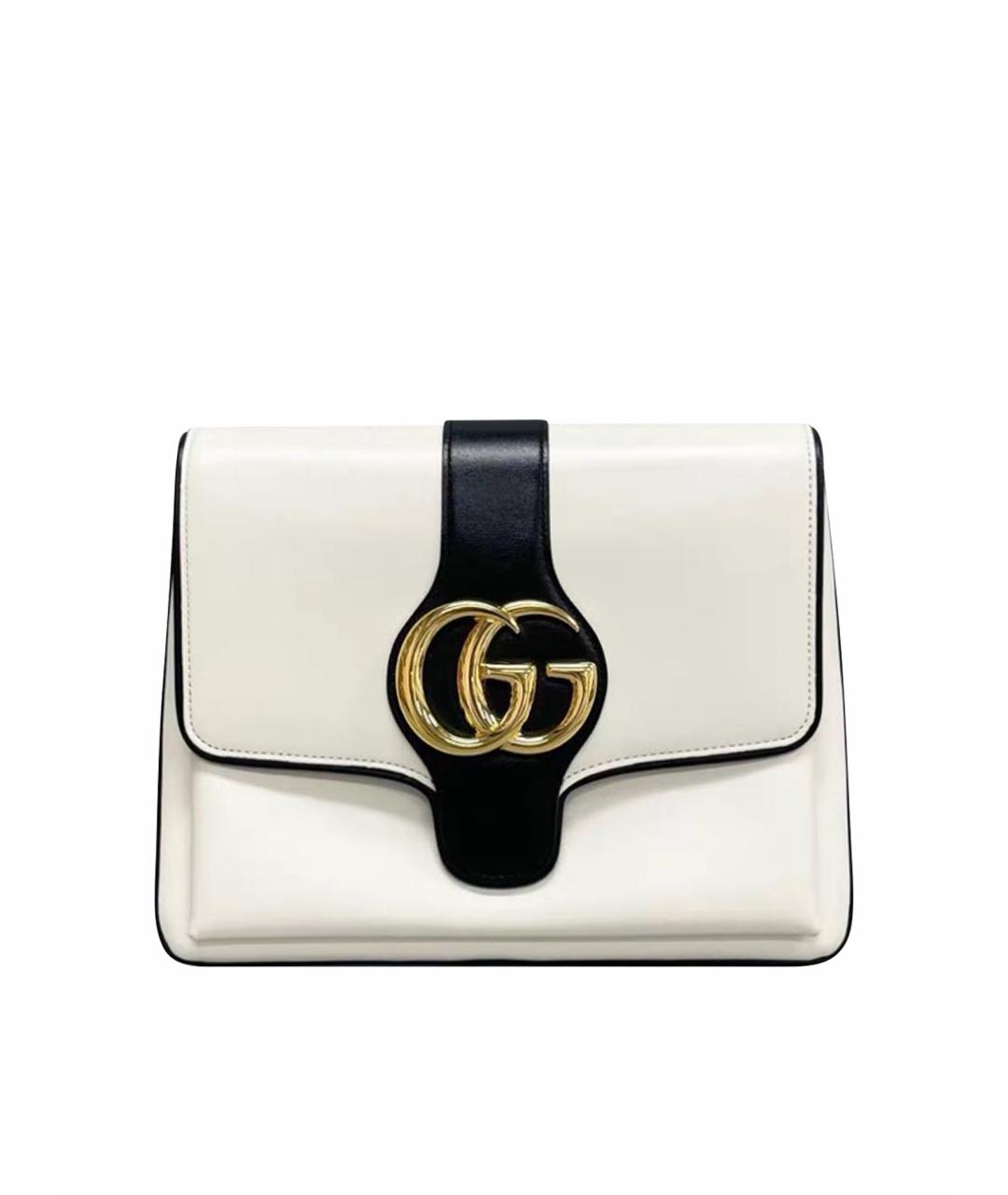 GUCCI Белая кожаная сумка через плечо, фото 1