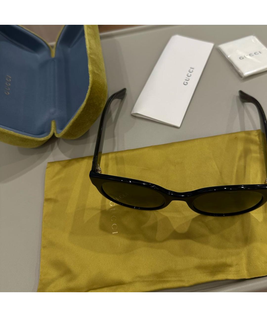 GUCCI Мульти пластиковые солнцезащитные очки, фото 7