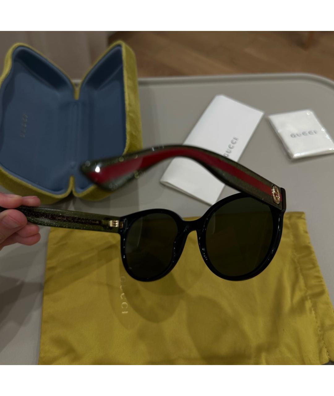 GUCCI Мульти пластиковые солнцезащитные очки, фото 2