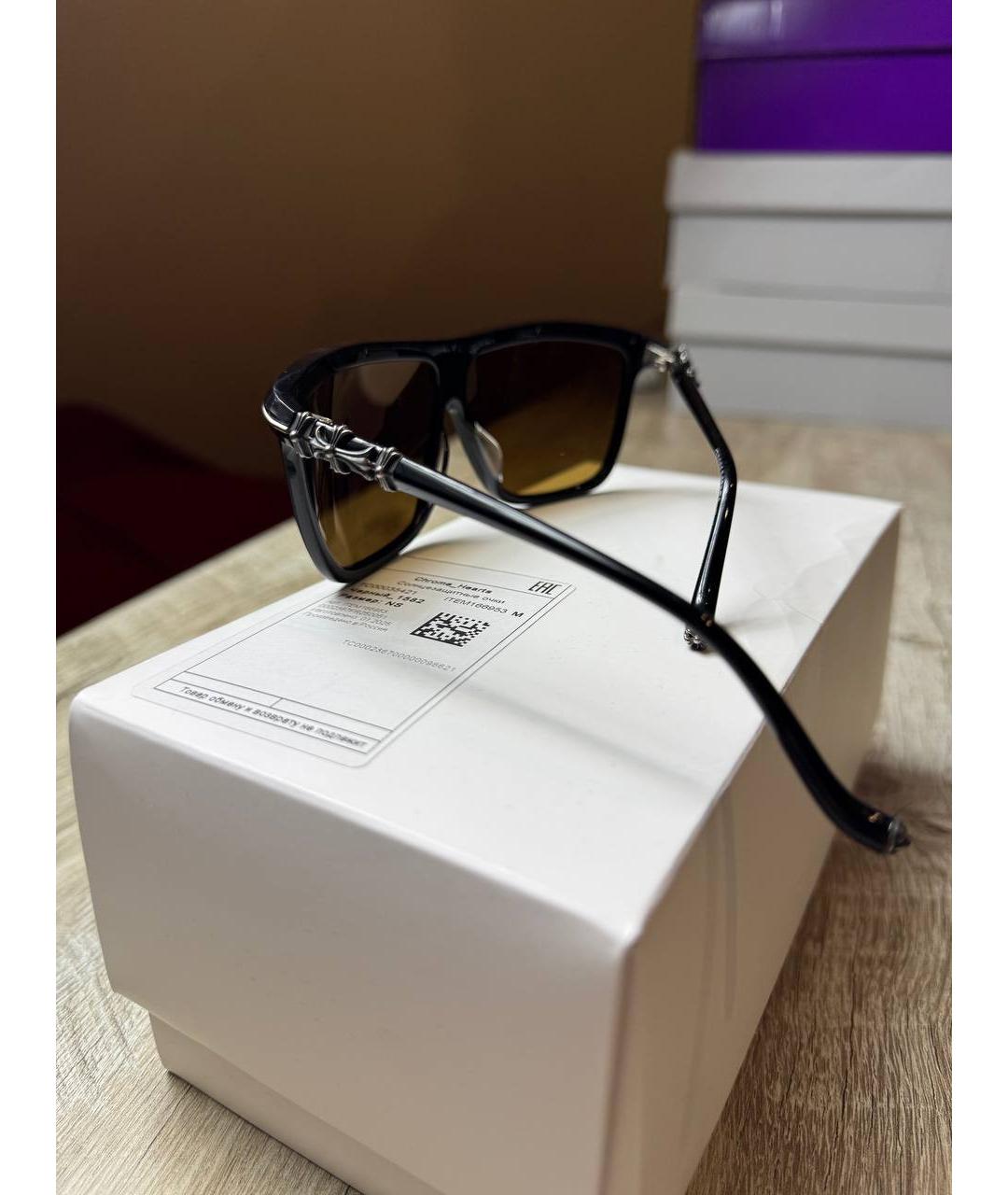 CHROME HEARTS Черные солнцезащитные очки, фото 5