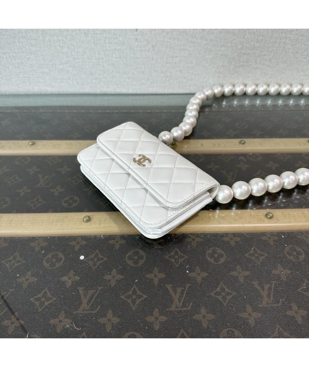 CHANEL Белый кошелек, фото 2