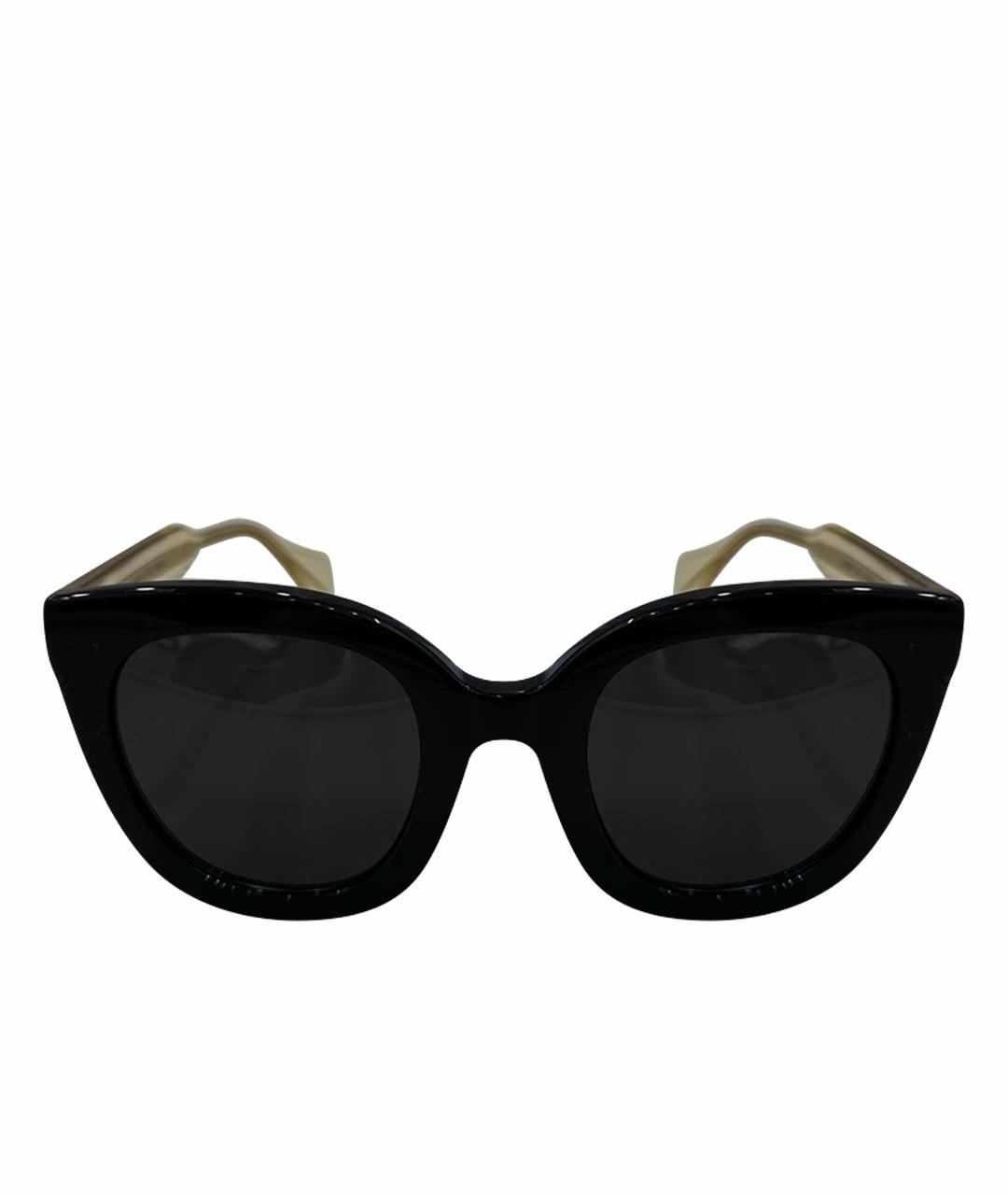 GUCCI Черные пластиковые солнцезащитные очки, фото 8