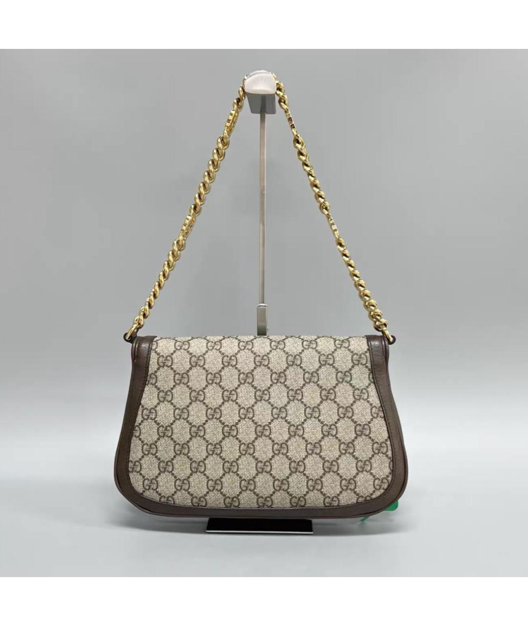 GUCCI Бежевая сумка с короткими ручками, фото 3