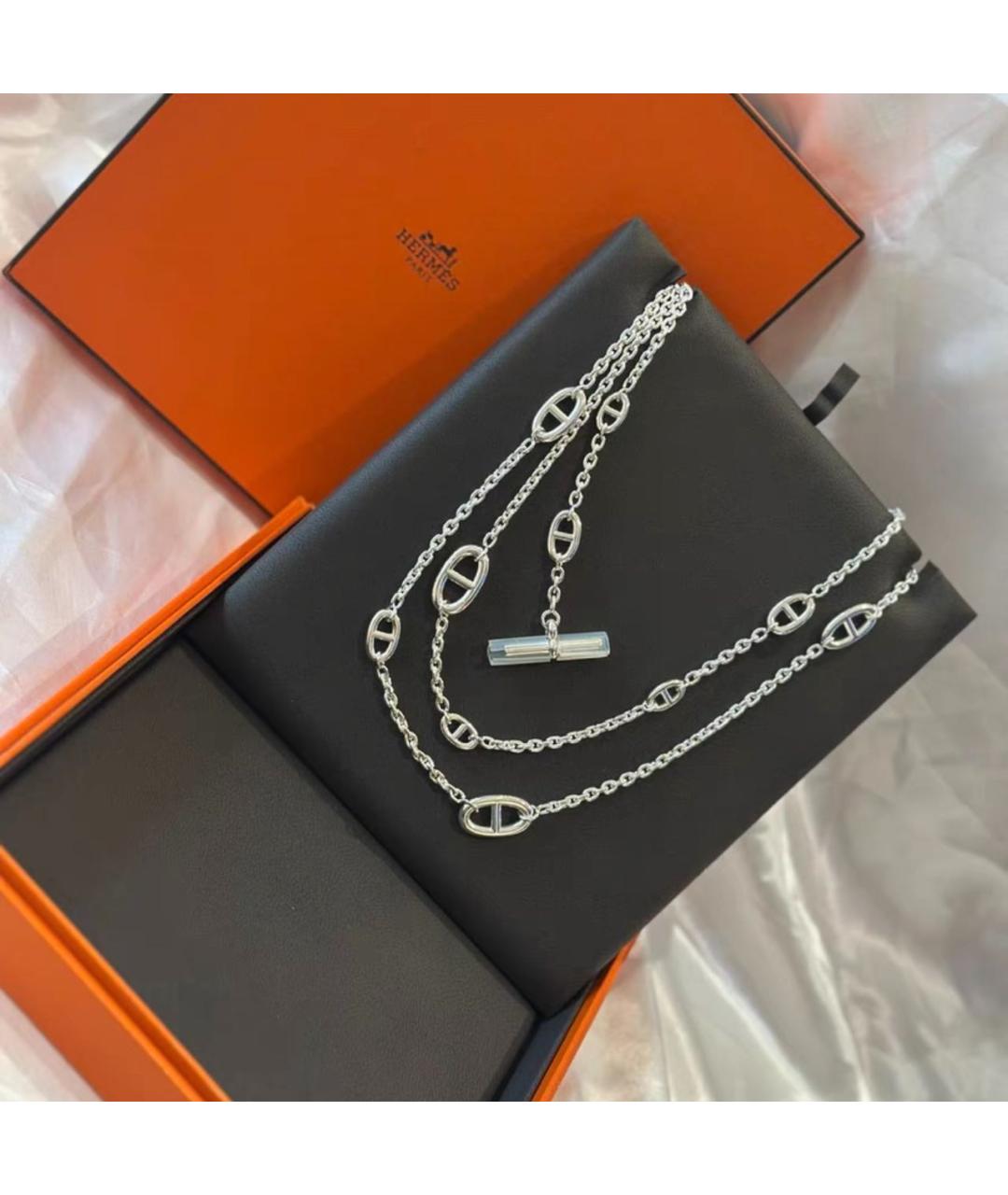 HERMES Серебряная подвеска, фото 2