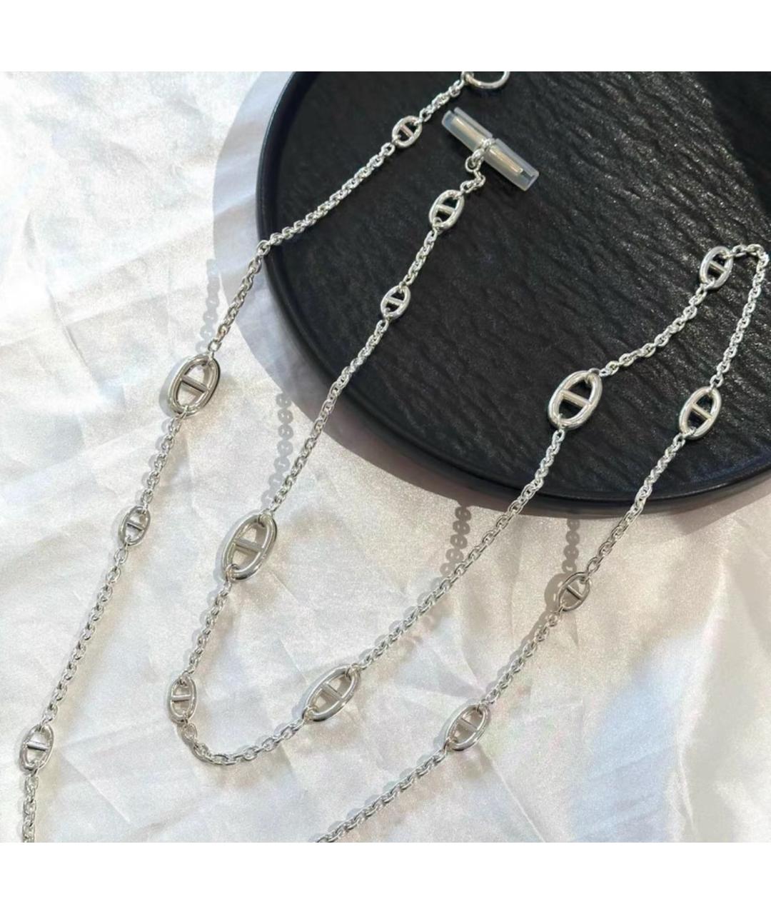 HERMES Серебряная подвеска, фото 4